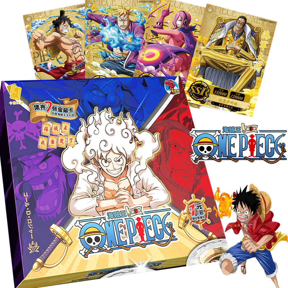 

Little Dinosaur One Piece Cards Collection Sailing Adventure Anime Luffy Sanji Nami Character Portrait Flash Card Children Gifts