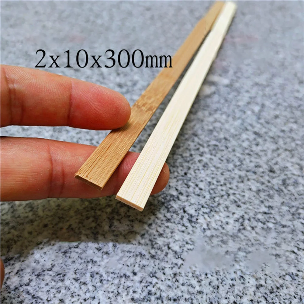 20Pcs DIY Double Contrast Wood Bar Building Model Material Wood Stick Handmade Building Model Materials Square Wood