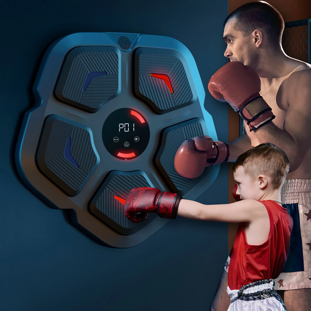 

Smart Music Boxing Machine Adult/Kids Sports Fitness Electronic Boxing Pads Boxing Trainer Home Exercise Response Wall Target