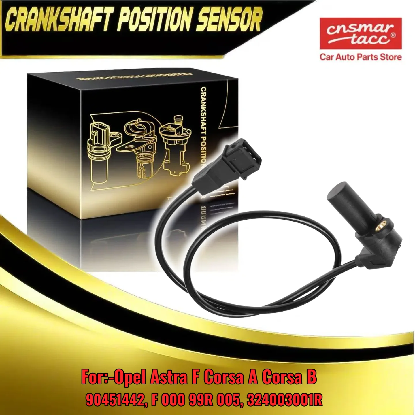 

Датчик положения коленчатого вала двигателя Herko CKP2070 90451442 для Chevrolet Corsa 1999-2008 324003001R