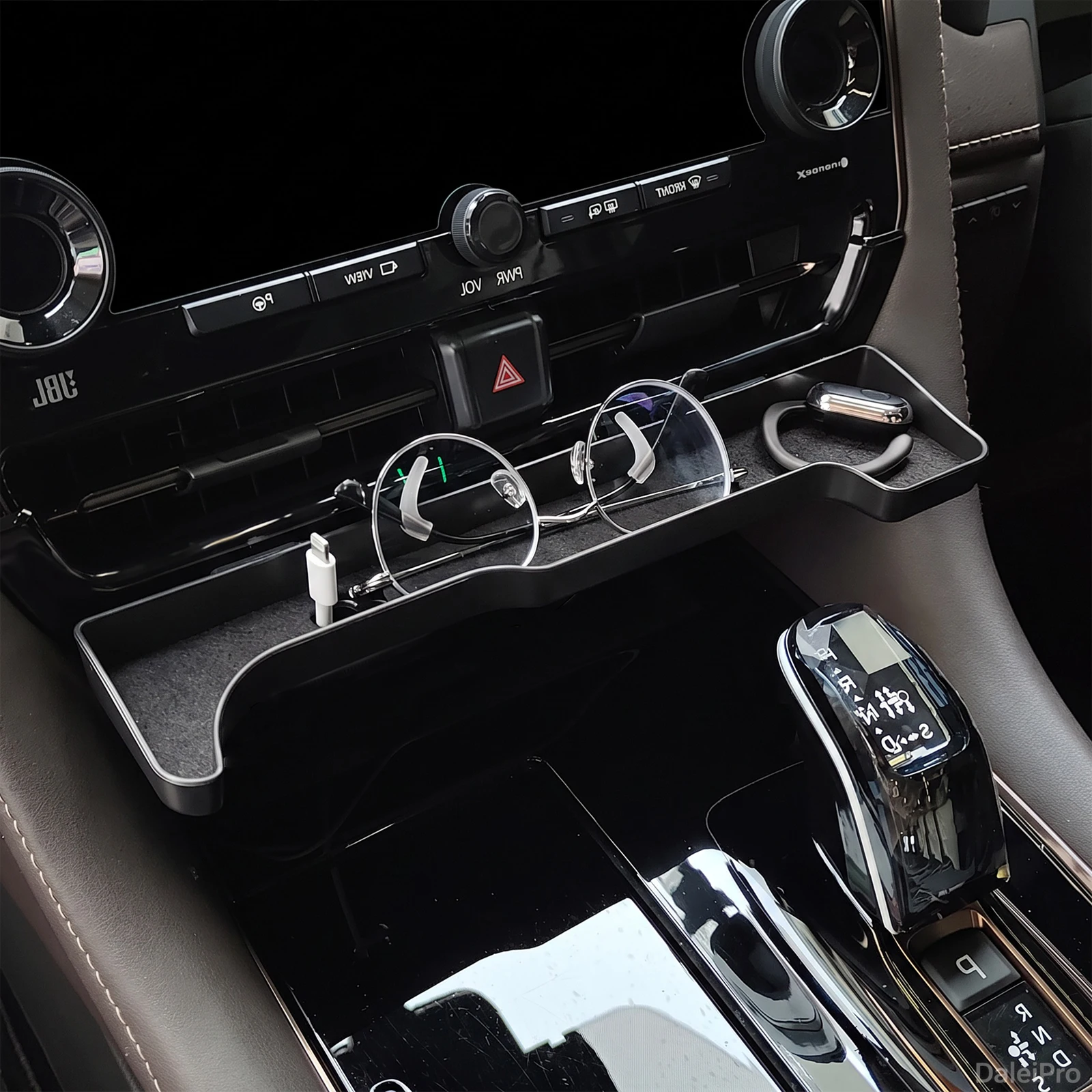 Für Toyota Alphard 40 Serie AH40 2023-2025 2026 Auto Mittelkonsole Aufbewahrungsfach, Armlehnen-Aufbewahrungsbox, ABS Organizer Innenraum – Detail 11