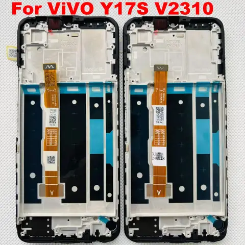 High 6.56'' Tested Y28 5G Display Screen For Vivo Y17S LCD V2310 Display Touch Digitizer Assembly Replacement Parts With Frame