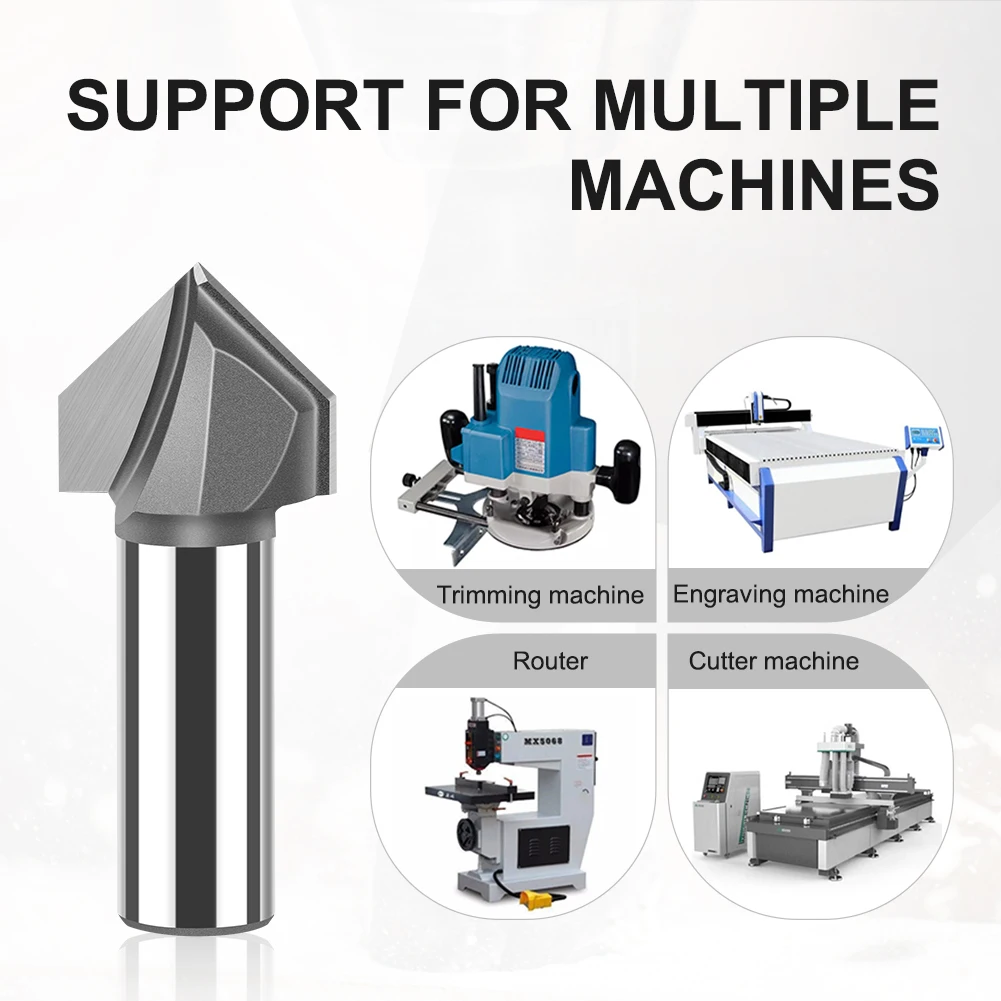 Imagem -04 - tipo Slotting Cutter Bit Carbide Milling Cutter Carving Grooving Tools 90 Graus Shank 12 mm 1pc 1pc v