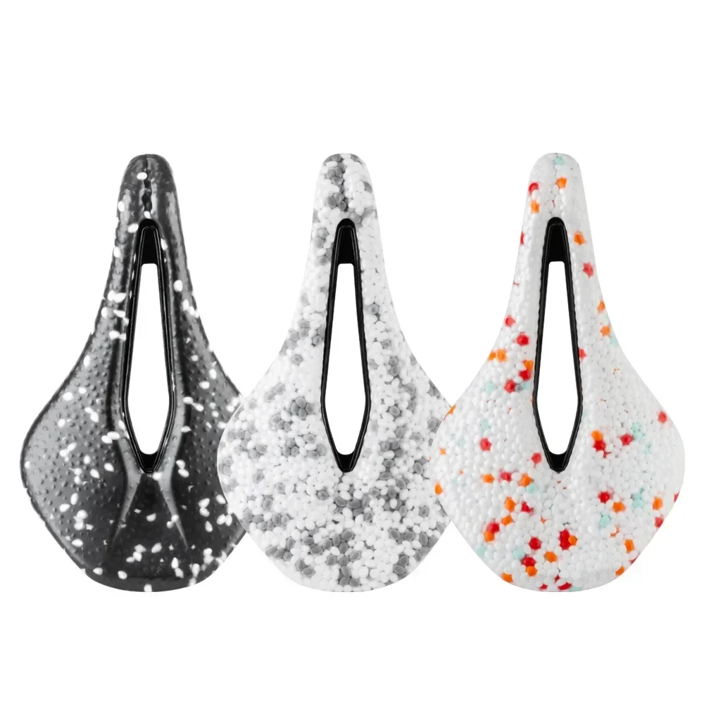 

Promenade road bike saddle lightweight popcorn breathable comfortable mountain bike hollow cushion