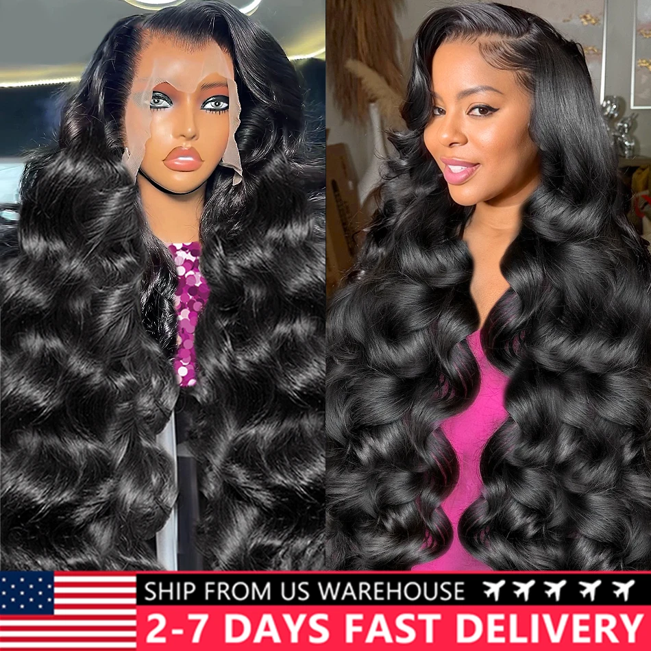 Transparent Body Wave Lace Front Wig Brazilian13x4 13x6 Lace Front Human Hair Wigs Pre Plucked For Women 4x4 Lace Closure Wig