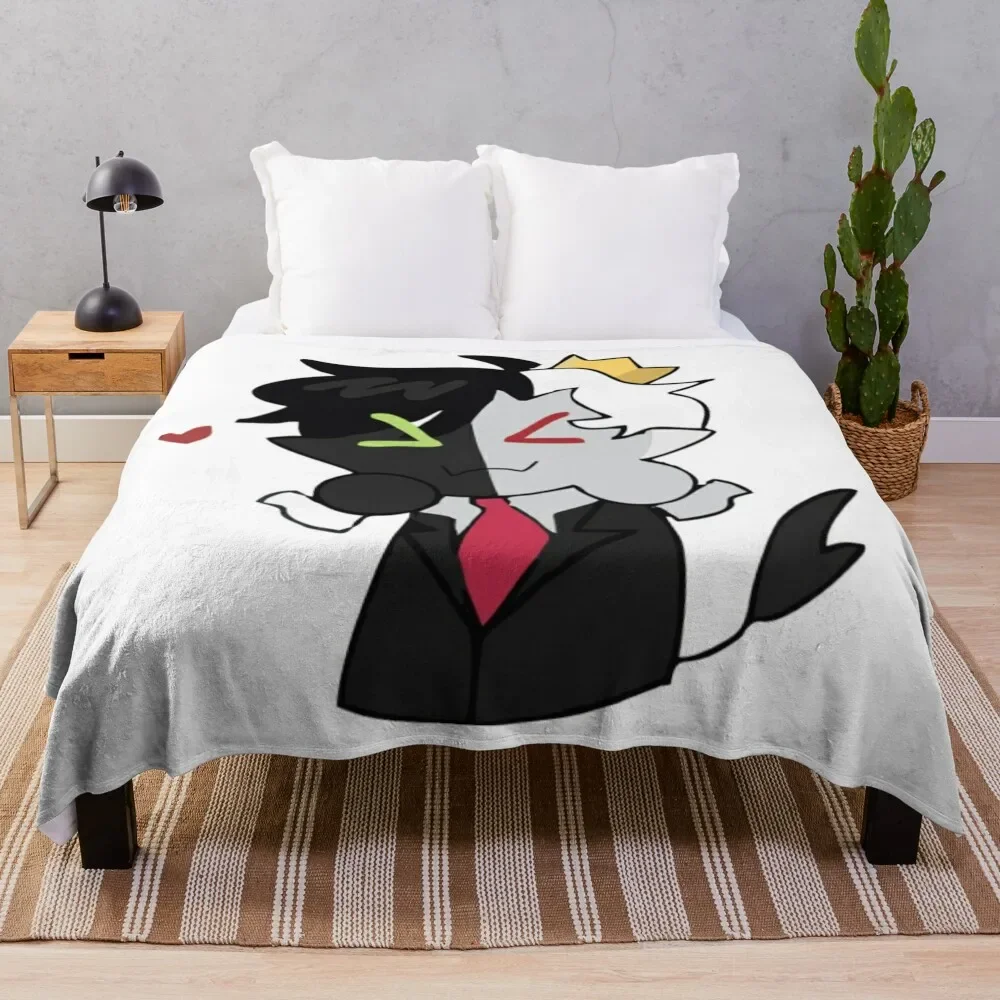 Ranboo Throw Blanket Picnic Winter beds Retros Stuffeds Blankets