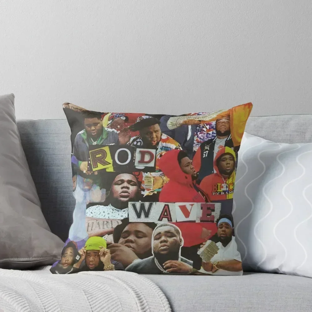 

Rod Wave Collage Throw Pillow luxury sofa pillows pillow pillowcase bed pillows Pillow Case Christmas