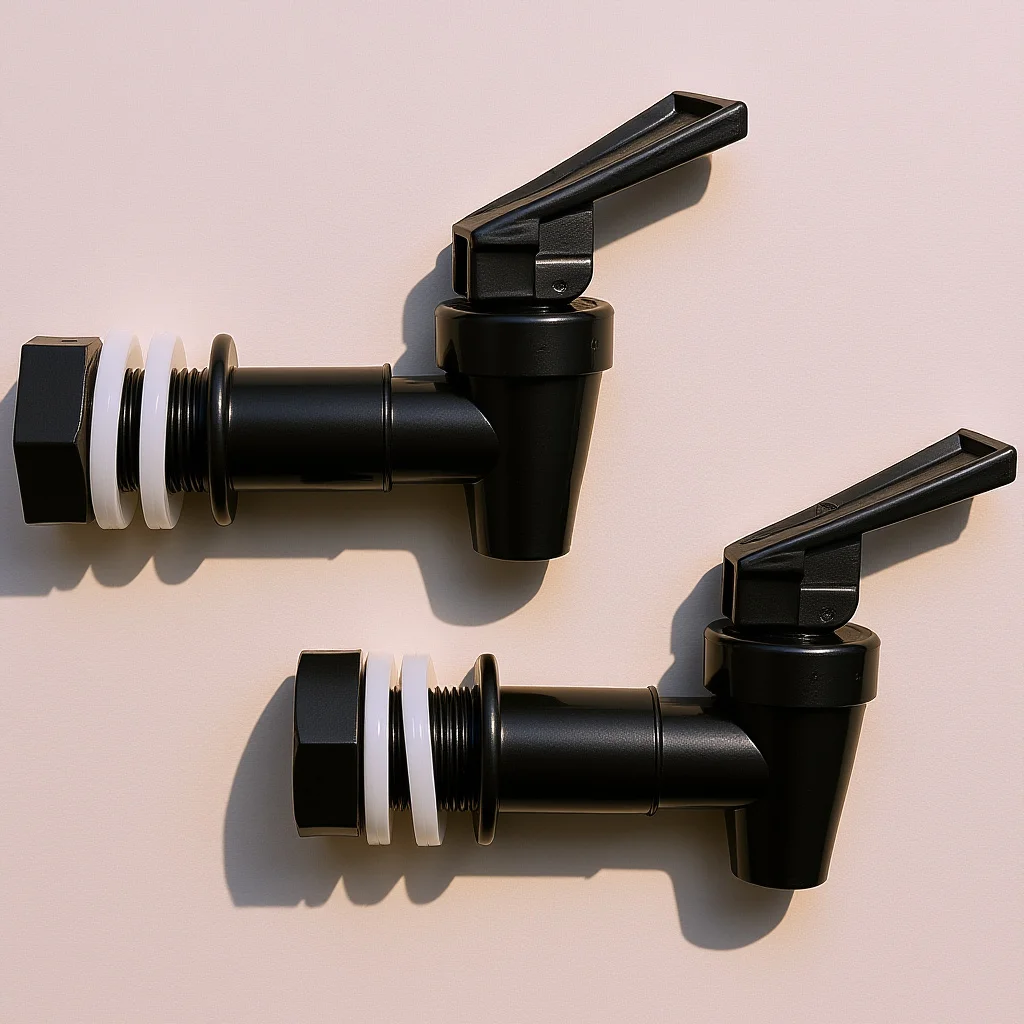 2 Buah Keran Pengganti Dispenser Air yang Dapat Digunakan Kembali untuk Pendingin Minuman, Botol Kaca, Keran Air, Ember