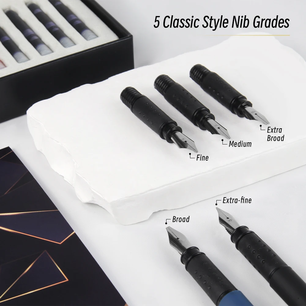 SeamiArt 25pcs Calligraphy Premium Pen Set with Practice Pad School Gift Set Art Drawing Supplies Writing Stationery