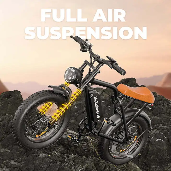Electric Bike 20"Fat Tire Ebike for Adults All Terrain Off Road Removable Batter image 5