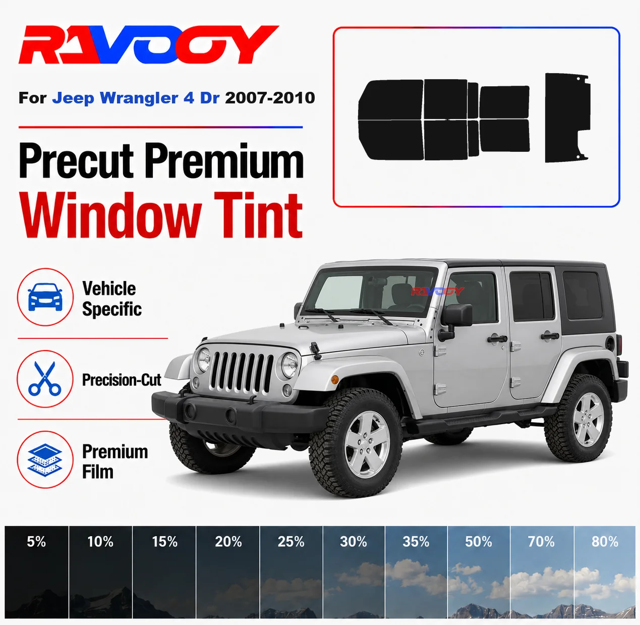 premium-precut-window-tint-kit-front-rear-windows-rear-windshield-for-jeep-wrangler-4dr-2007-2010-complete-set-nano-ceramic-film