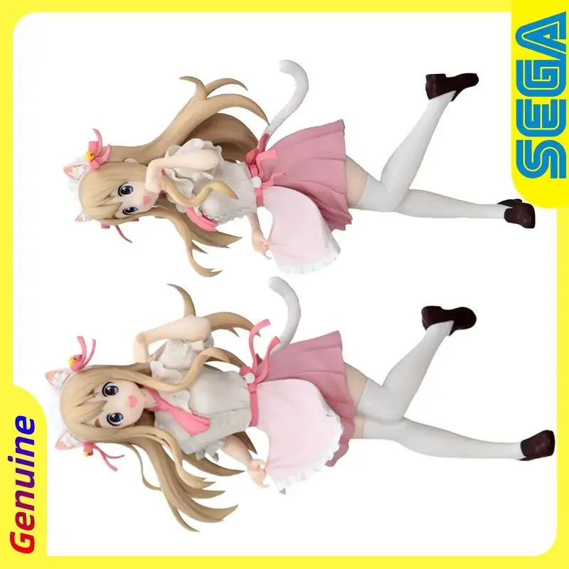 

【100% оригинал】FURYU K-ON! - Kotobuki Tsumugi - фигурка Trio-Try-iT H = 22 см, коллекция серии, модель персонажа из мультфильма, подарки, игрушки