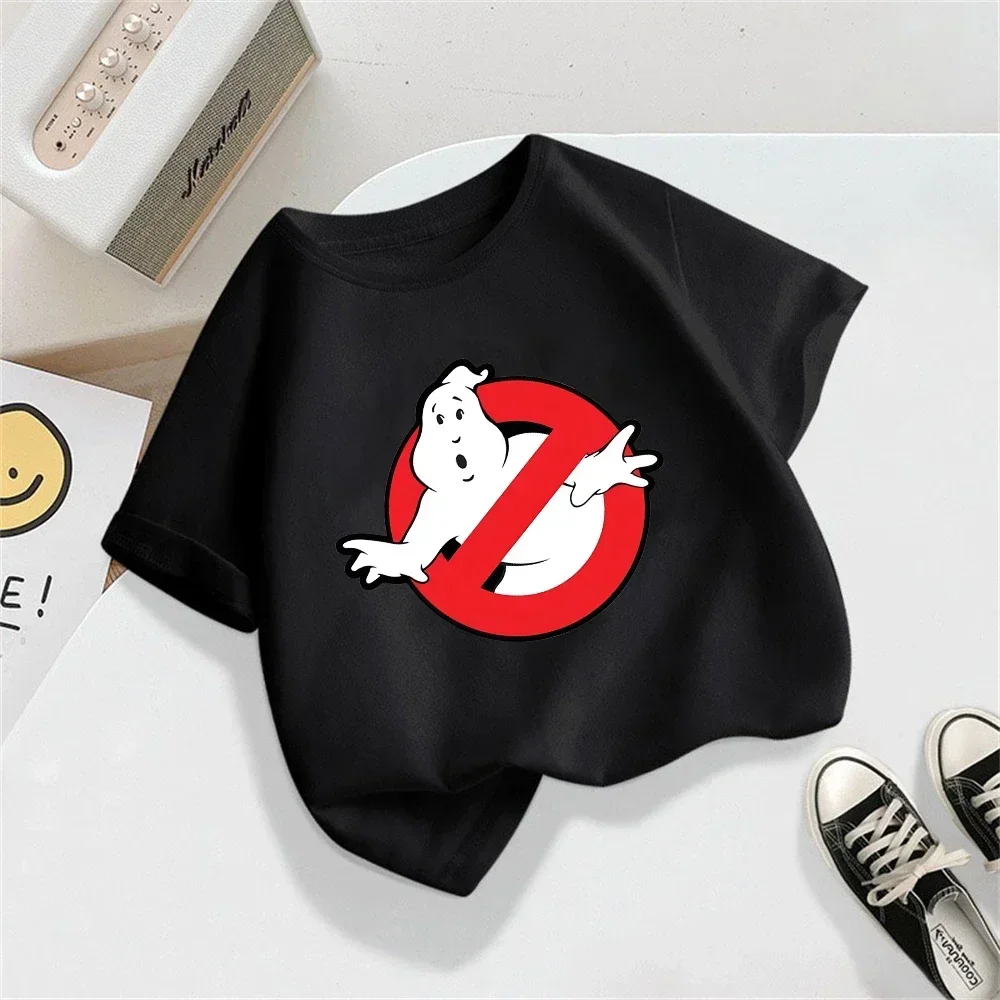 Ghostbusters Anime Casual T-shirt for Kids 3-12 Years Old Boys & Girls Fashion Sweater Clothing