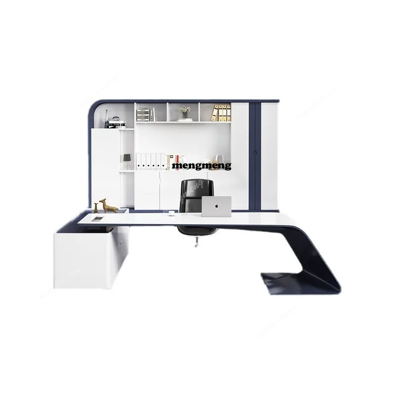 

new model to the store boss simple modern president office furniture light luxury manager large desk supervisor