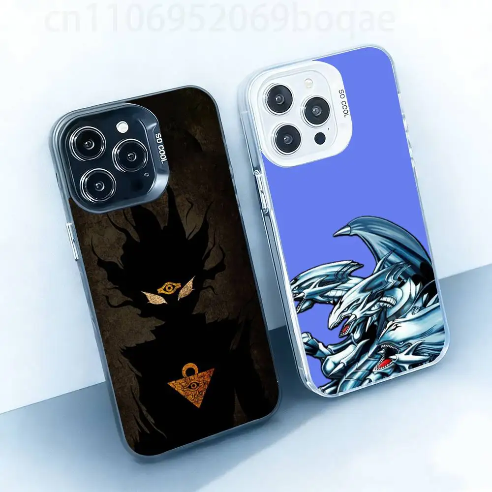 

Y-Yu Gi O-Oh Anime White Shockproof Phone Case For iPhone 17,16,15,14,13,12,11,Pro,XS,Max,Plus,Mini,SE