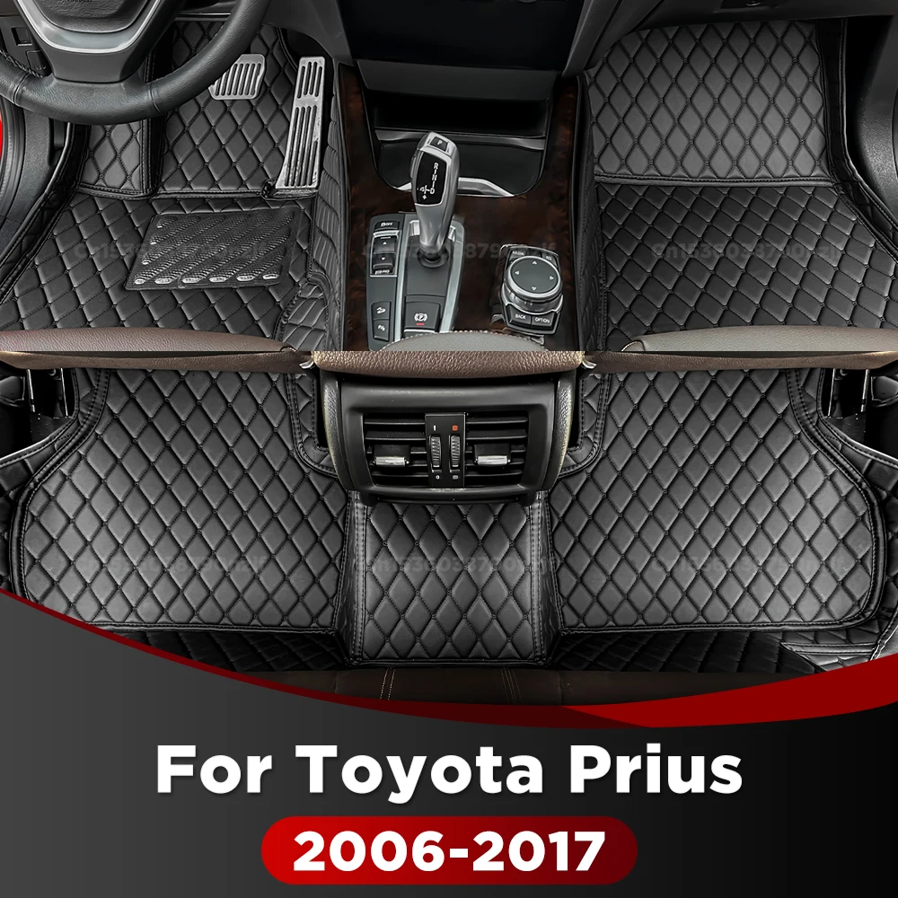 

For Toyota Prius 2006-2017 Custom Car Floor Mat Automobile Carpet Cover Interior Accessories Protective 2016 2015 2014 2013 2012