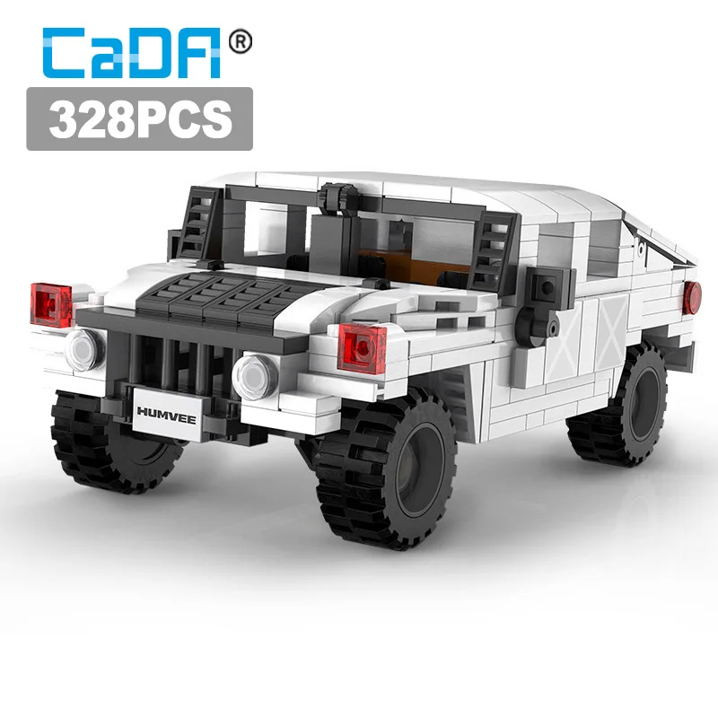 

1:24 Humvee Off-road VehicleBuilding Block Vehicel Bricks Assembly Car Model Toys Figures For Children Gift