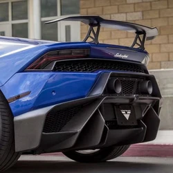 For Lamborghini Huracan LP580 LP610 2014 2015 2016 2017 2018 Real Carbon Fiber Rear Trunk Lip Spoiler