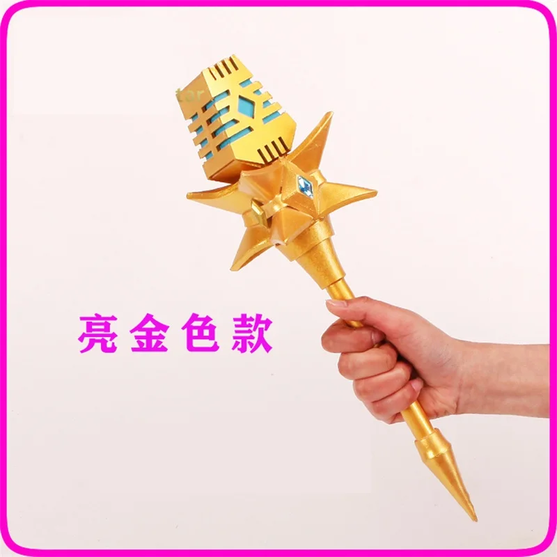 3 Colors Game LOL KDA Seraphine Cosplay Microphone The Starry-Eyed Songstress Sreaphine Microphone Photography Prop Fashion Gift