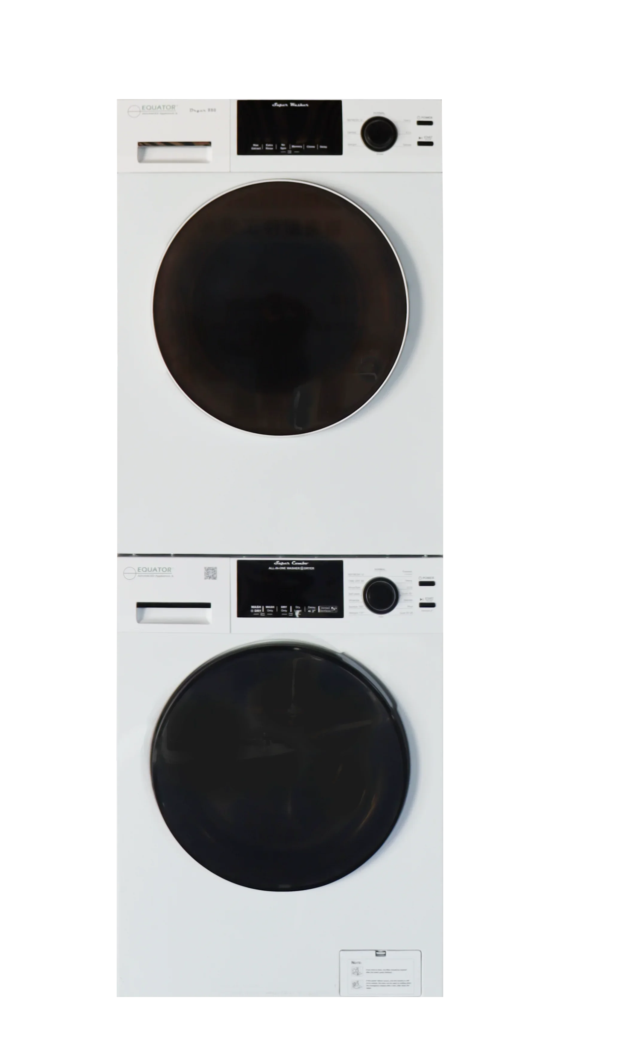 ماكينة غسيل أوتوماتيكية قابلة للتكديس تحميل أمامي لتجفيف الأحذية في الملابس #2