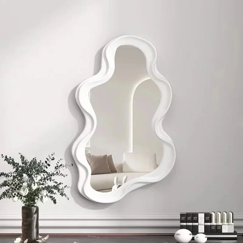 

NEW Cloud Shaped Desktop Vertical Makeup Mirror Student Dormitory Bathroom Wall Mounted Mirror Bedroom Living Room Decoration