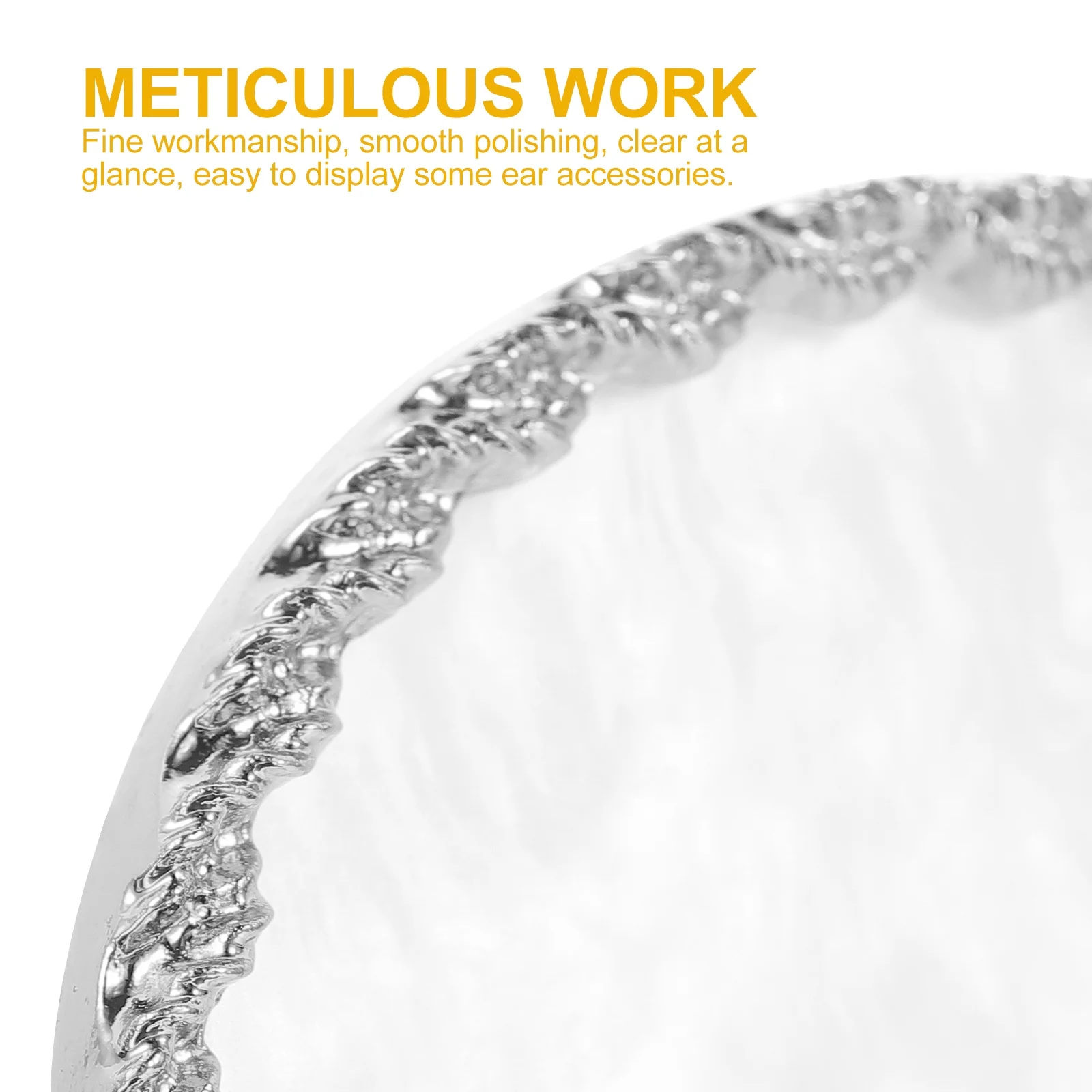 

Stylish Shell Earring Display Stand Featuring Diamond Base Fine Craftsmanship Earring Storage Holder for Personal Use Or Retail