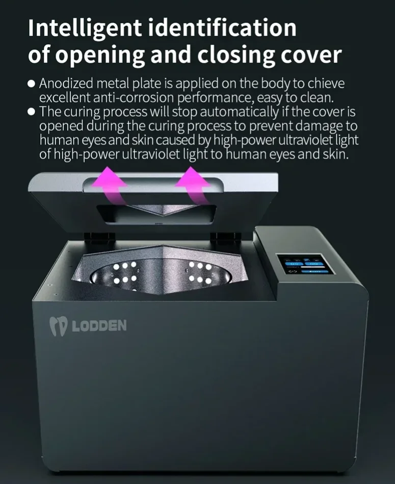 

Стоматологическая машина UV02 365 385 405 нм со светодиодным дисплеем, машина для УФ-отверждения, длина волны с стоматологическим оборудованием, оборудование для УФ-отверждения