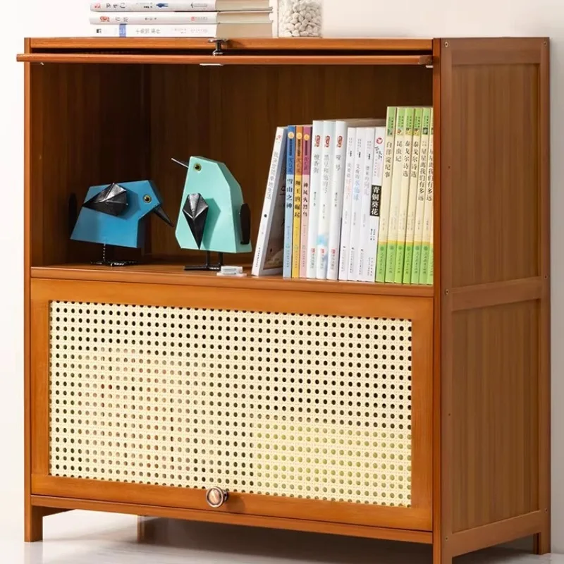 Desktop Multifunctional Bookcase with Display Shelf - Wooden Storage Organizer for Home Office, Study & Living Room