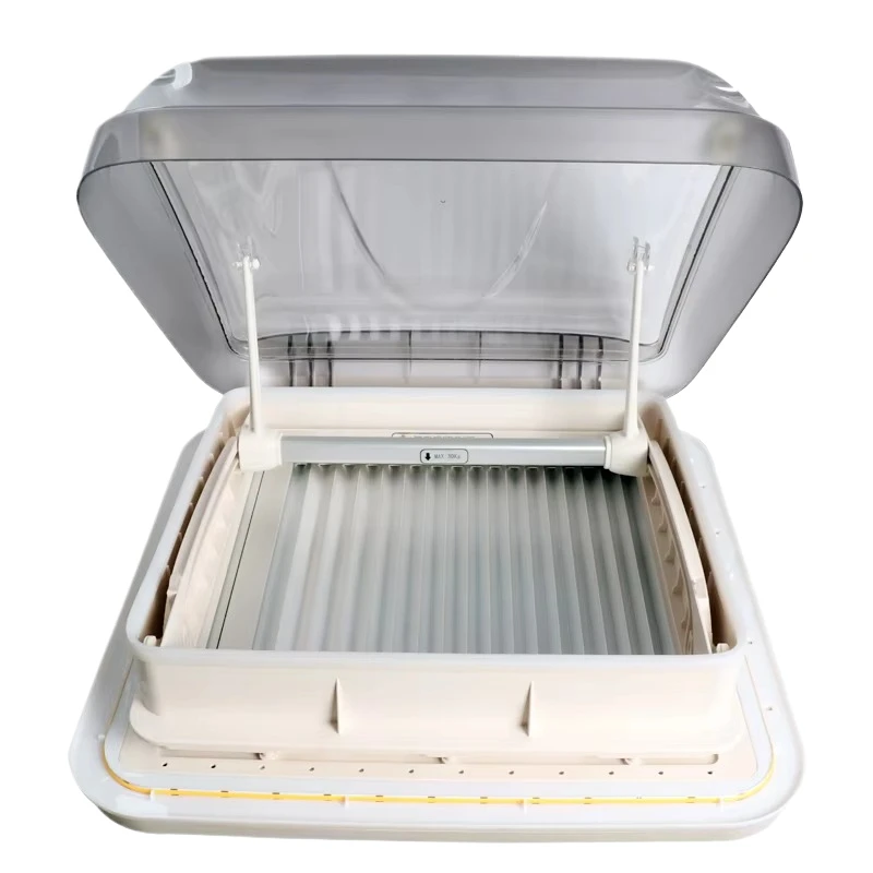 

Adjustable 12V Aerodynamic Magnetic Exhaust Fan Car RV Trailer Interior Skylight Roof Fly Screen Kit Interior Kits for