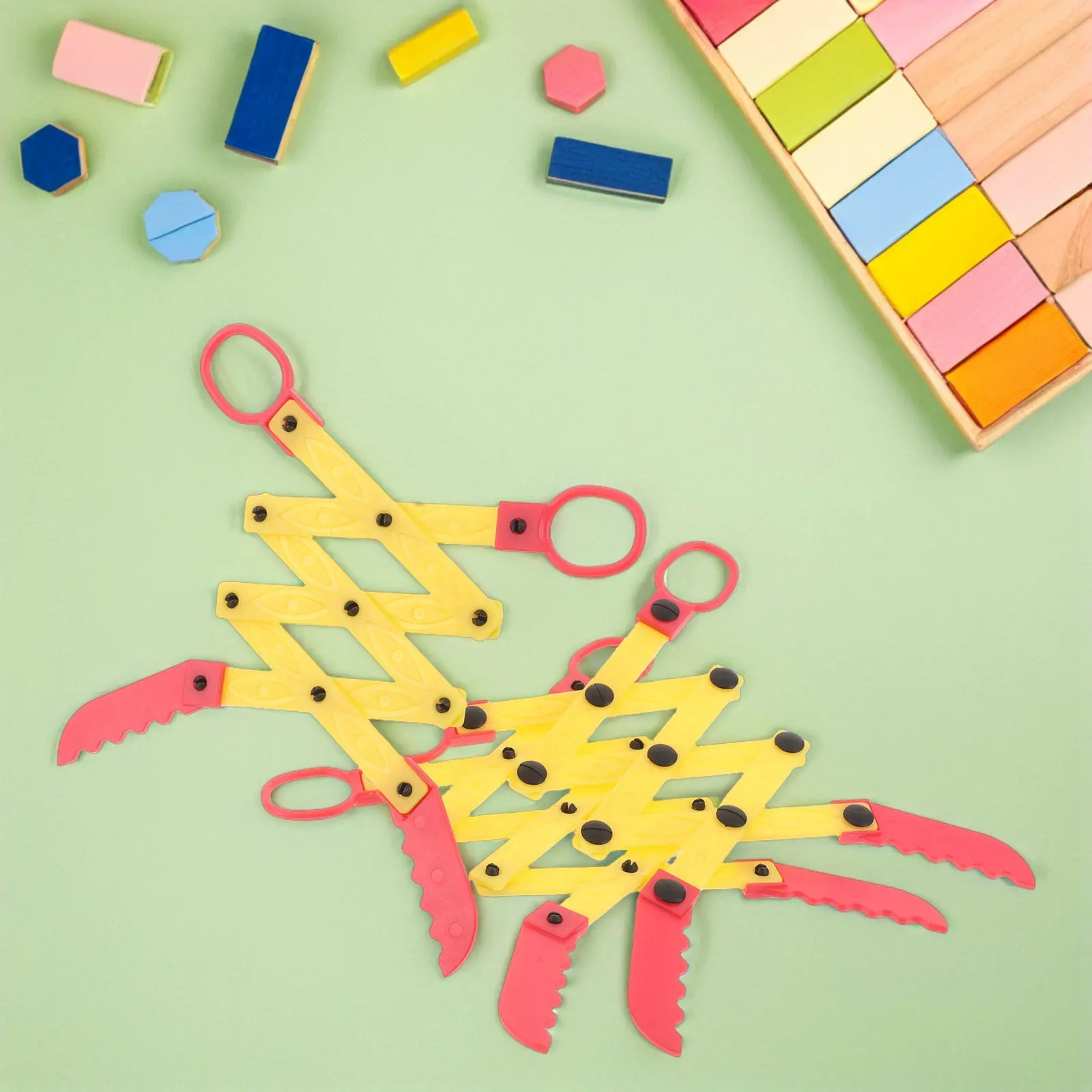 3pcs Robotic Mechanical Hand Kit for STEM Education – Retractable Claw Gripper for Kids Engineering & Physics Learning