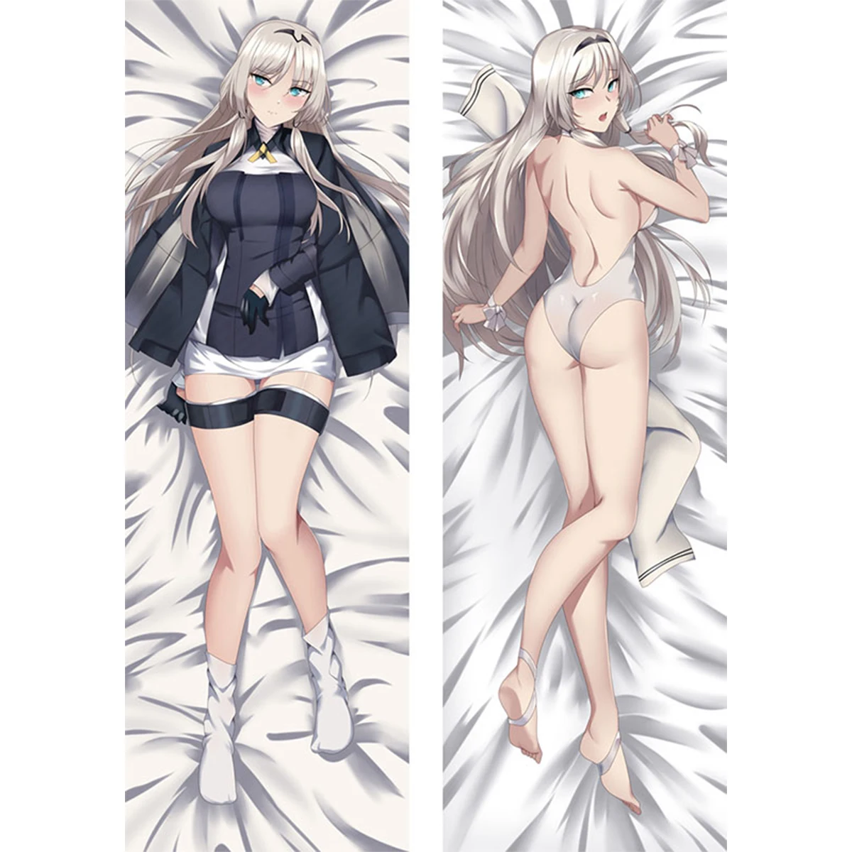 

Girls Frontline AN94 Dakimakura Cover Anime Girl Adult Long Life Size Large Body Pillow Case DIY Printed Gift Customized