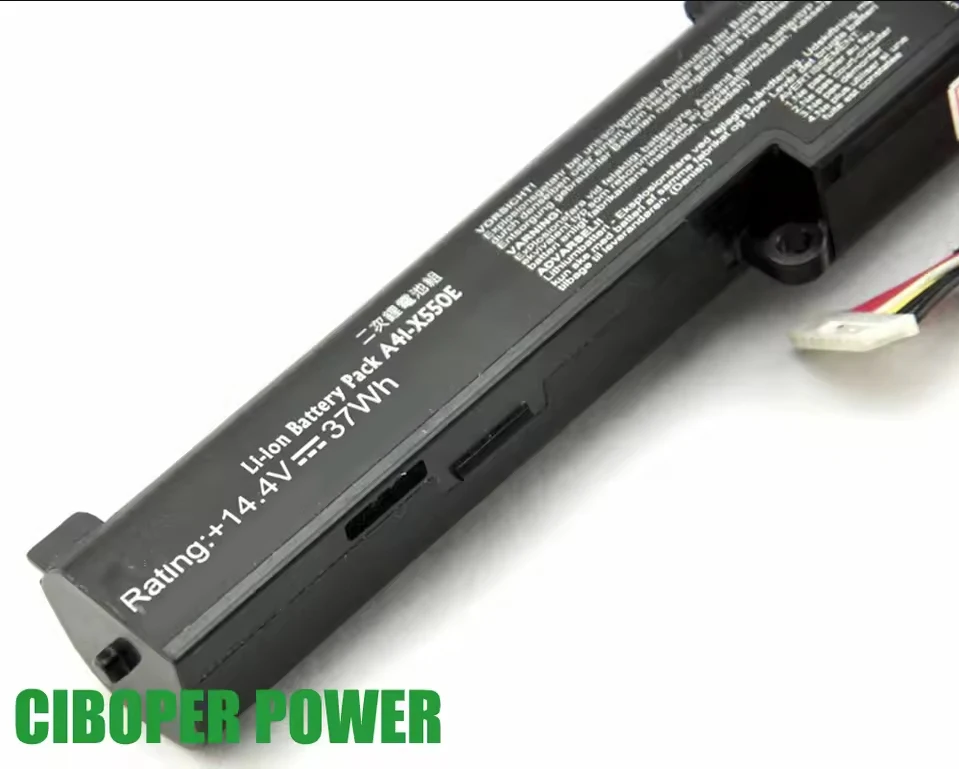 CP Laptop Battery A41-X550E 37Wh44Wh For X450 X450E X450J X450JF X751M X751MA X751L X750JA A450J A450JF A450E F450C F450V Series