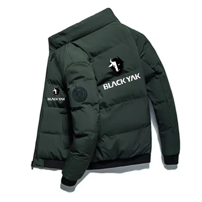 2026 Nueva chaqueta de algodón de otoño/invierno para hombre con cremallera Sudadera con capucha informal de moda de lujo