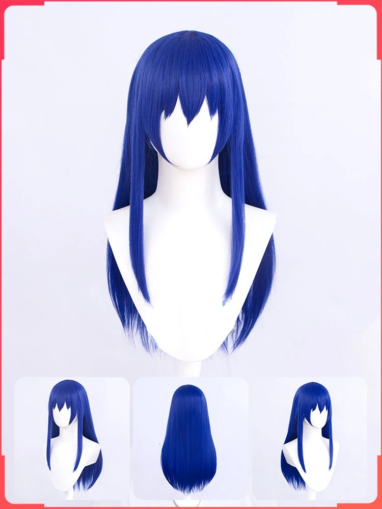 Anime The Disastrous Life of Saiki K. Cosplay Teruhashi Kokomi Stage Role Play High Temperature Silk Wig Hair Net Cosplay Wigs