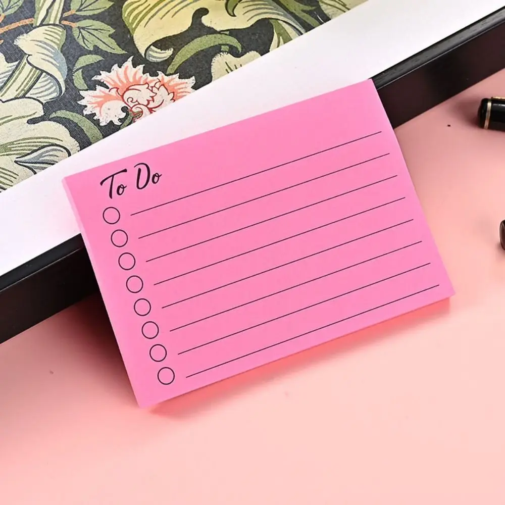 Scrapbooking Sticky Notes Self Discipline Studying Planning Checklist Notepad 8 Colors Check It Schedule Memo Pad