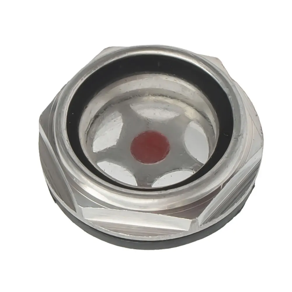 Oil Face Mirror Male Thread Plastic Replacement Universal 3/4" BSPT Air Compressor Clear Fitting Part