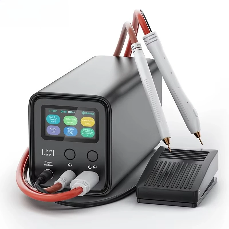 AWithZ UF20B New Farah Capacitor Spot Welding Machine Strong Soldering 0.4mm Solderable Copper for Phone Motherboard PCB Repair