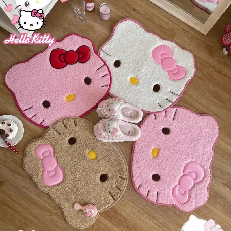 50-60Cm Ekstra Besar Halus Wajah Kucing Keset Pintu Penyerap Super Karpet Serat Mikro untuk Kamar Mandi Kamar Tidur Pintu Masuk Mesin Dapat Dicuci