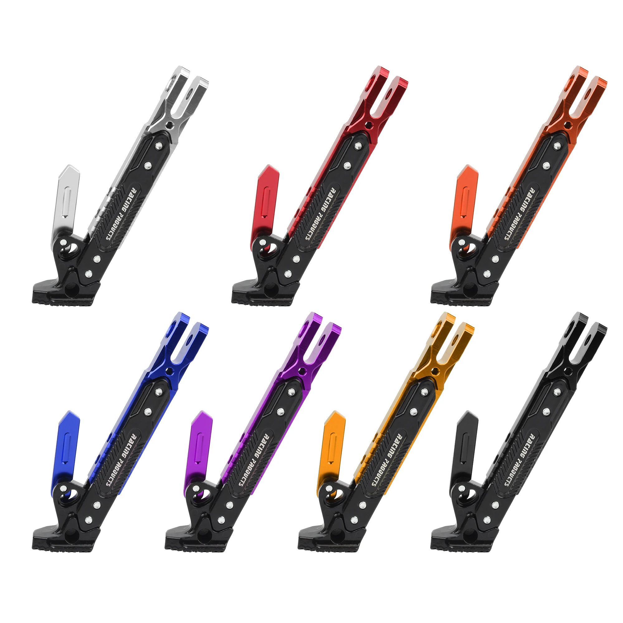 Universal Motorcycle Kickstand Side Support Kick Bracket Foot Stand Adjustable Side Tripod for KTM Honda Suzuki Yamaha Kawasaki image 2