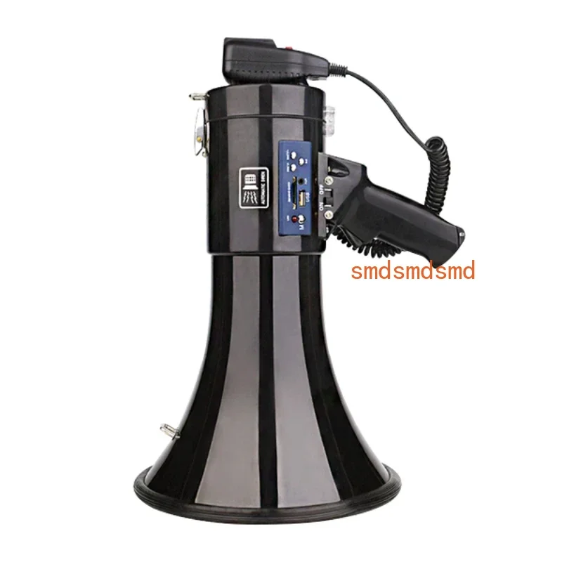 Big Size Megaphone Rechargeable Usb Speaker Megaphone Loudspeaker High Power 50W Handheld Megaphone