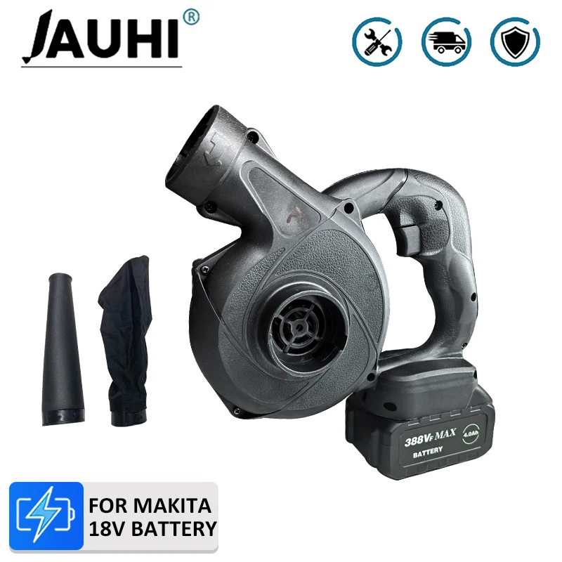 

JAUHI 18V Garden Cordless Blower Vacuum Clean Air Blower for Dust Blowing Dust Computer Collector Hand Operat Power Tool