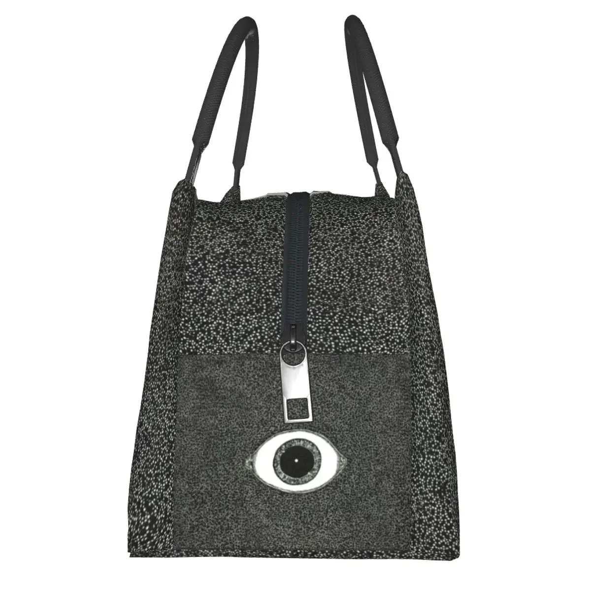 Evil Eye Lunch Bag Nazar Painting Funny Lunch Box Travel Portable Thermal Tote Handbags Graphic Cooler Bag