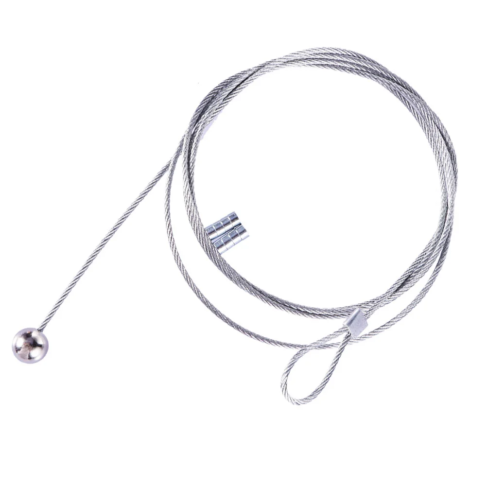 

2pcs Photo Hanging Rope Vertical Display Lanyard Magnetic Strand for Wall Home Office Dorm Gallery Wooden Frame Metal Glass