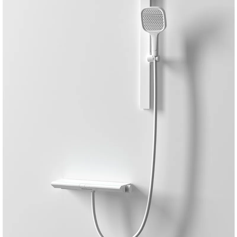 

Thermostatic shower, small apartment simple roofless split shower