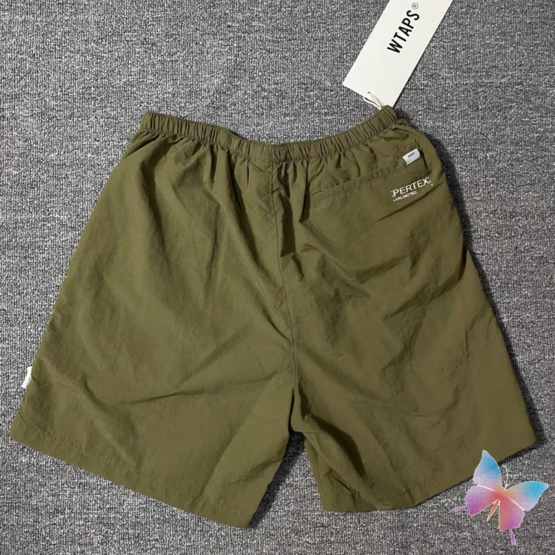 Hiphop Street Wtaps Shorts Quick Men Women Holidays Outfit Drying Nylon Shorts Casual Loose Drawstring Beach Pants