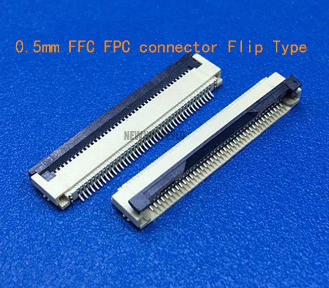 

NUOPEYLO 30pcs FFC / FPC connector 0.5 mm 33 Pin Customize private links