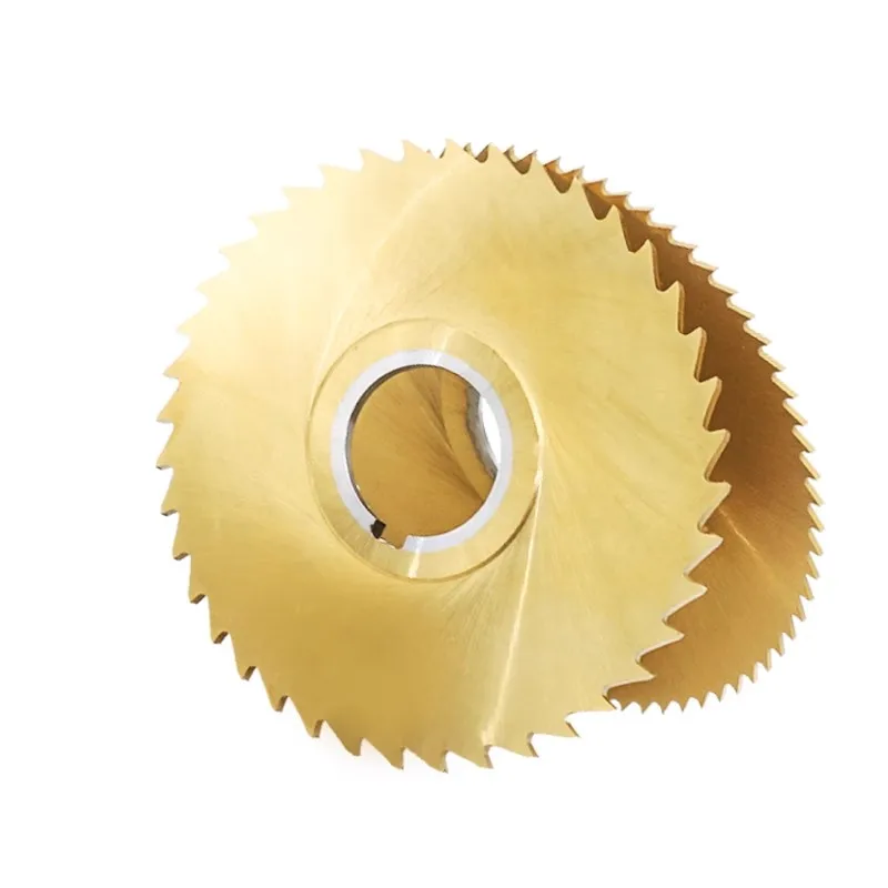 Trade Assurance High quality Metal Cutting HSS Circular Saw Blade / HSS slitting saw and milling cutter