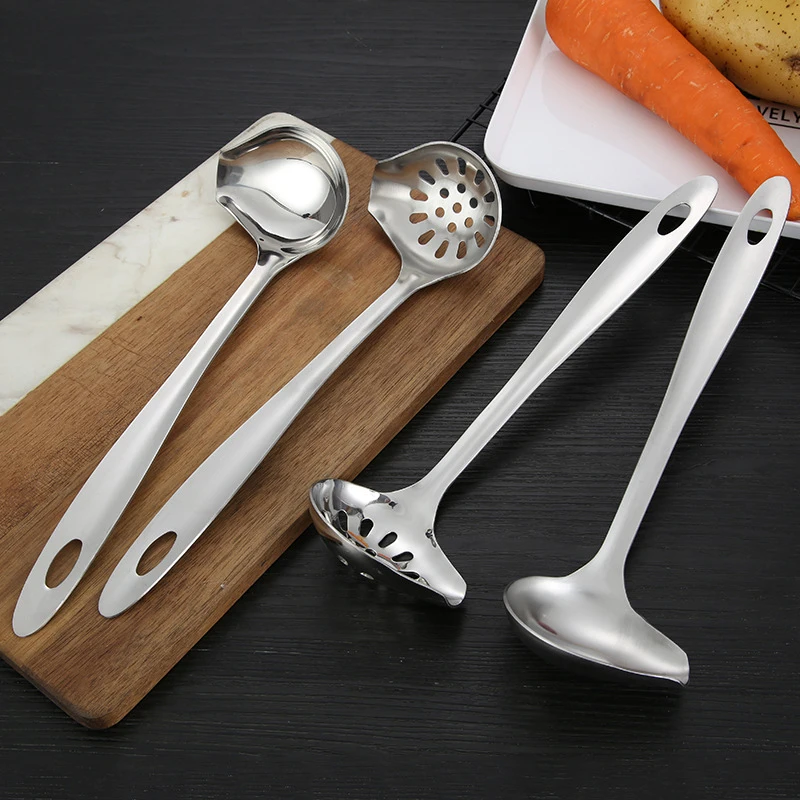 1PCS Stainless Steel Duck Mouth Shaped Spoon Stew Dipper Long Handle Cooking Tools Soup Kitchen Ladle Tableware Scoop Restaurant