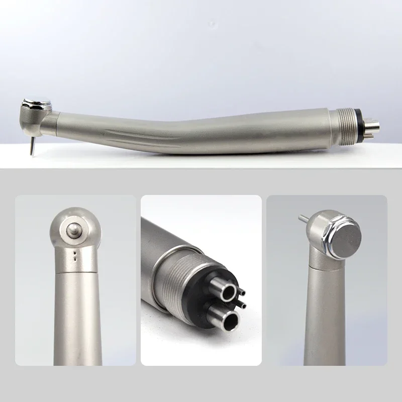 Dental High-Speed Surgical Tool 2/4-Hole Cannula, Integrated Power Supply, Dual Water Spray, Low Operating Noise,Ceramic Bearing