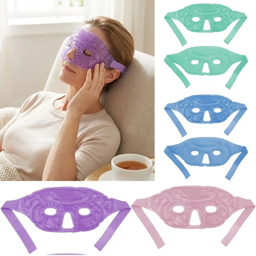 

Gel Beads Compress Ice Gel Eye Face Mask Reusable Cold and Hot Heat Sleep Mask Skin Care Tool Cooling Eye Mask SPA Therapy